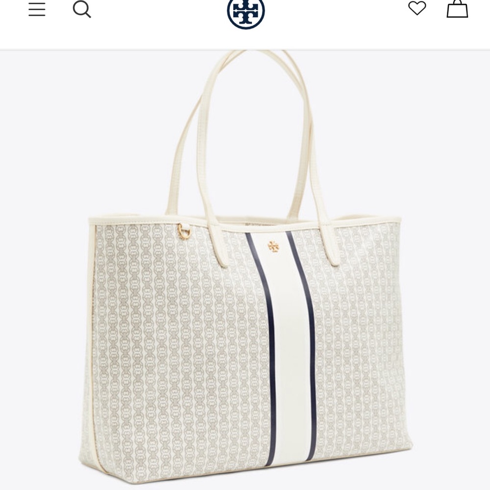 NWT Tory Burch Gemini link tote in Ivory